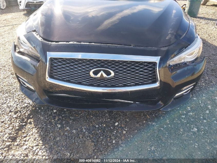 2014 Infiniti Q50 Premium VIN: JN1BV7AP6EM670590 Lot: 40816582