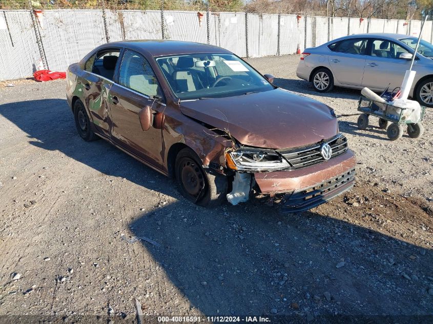 2017 Volkswagen Jetta 1.4T S VIN: 3VW2B7AJ3HM322320 Lot: 40816591