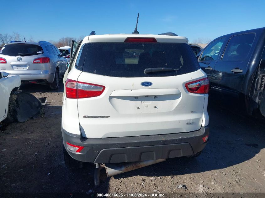 2020 Ford Ecosport Se VIN: MAJ6S3GL1LC368945 Lot: 40816625