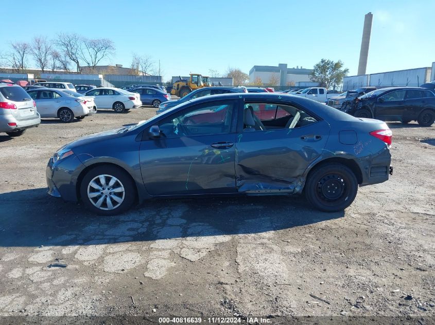 2015 Toyota Corolla Le VIN: 2T1BURHE0FC256400 Lot: 40816639