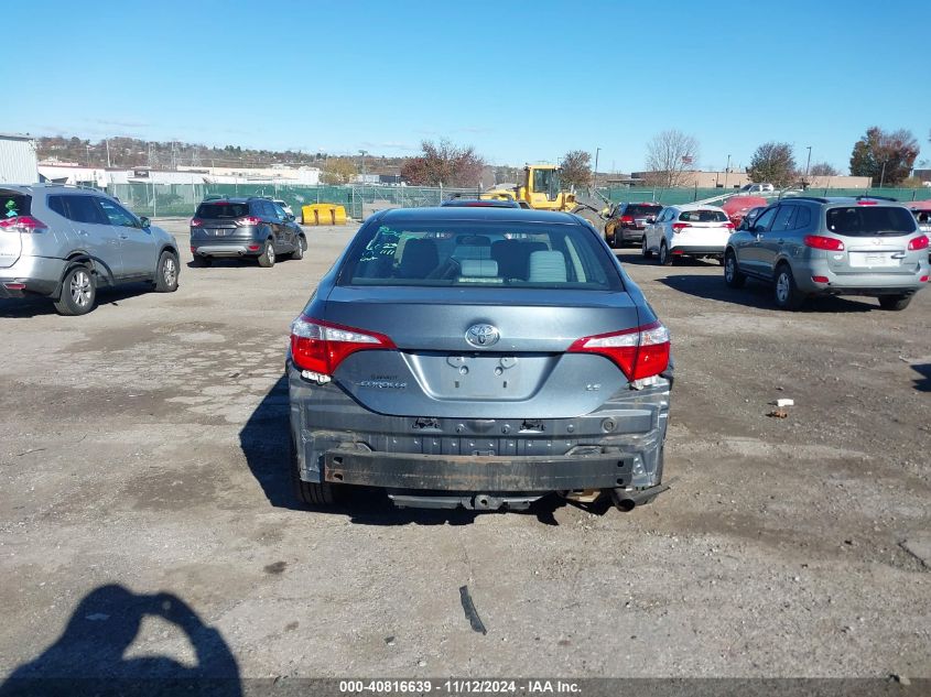 2015 Toyota Corolla Le VIN: 2T1BURHE0FC256400 Lot: 40816639