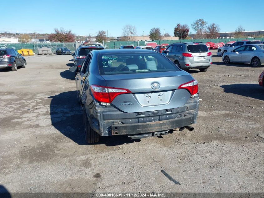 2015 Toyota Corolla Le VIN: 2T1BURHE0FC256400 Lot: 40816639