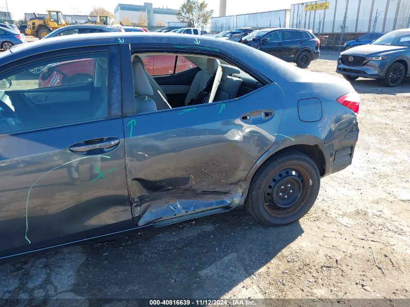 2015 Toyota Corolla Le VIN: 2T1BURHE0FC256400 Lot: 40816639