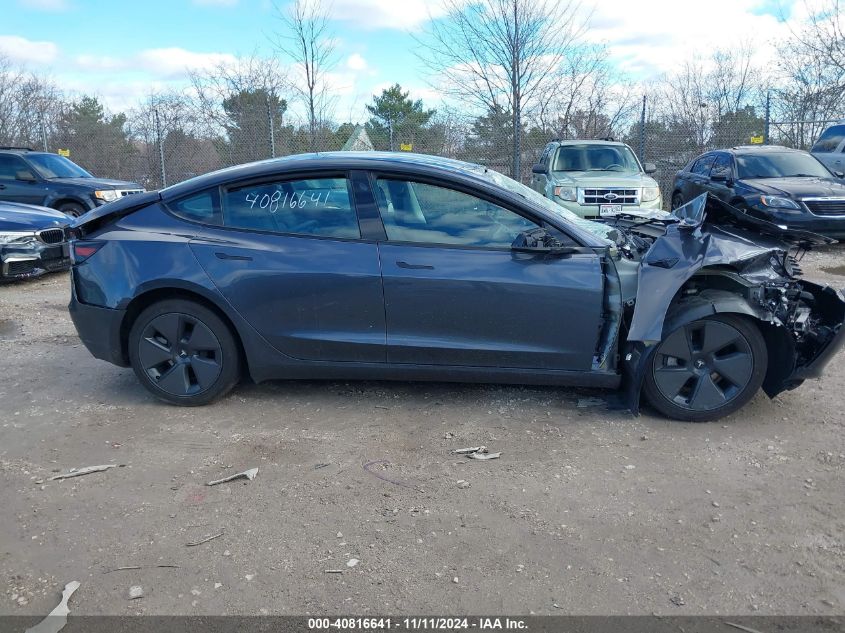 2023 Tesla Model 3 Rear-Wheel Drive VIN: 5YJ3E1EA9PF681034 Lot: 40816641