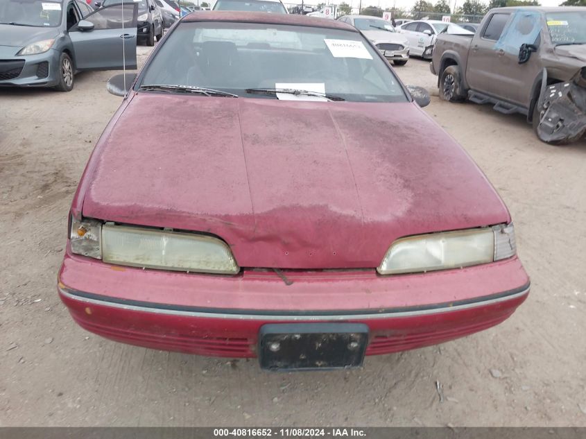 1991 Ford Thunderbird VIN: 1FAPP6042MH151130 Lot: 40816652