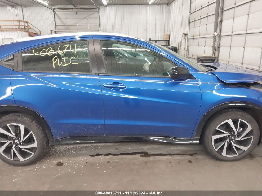 2019 Honda Hr-V Sport VIN: 3CZRU6H10KG719642 Lot: 40816711