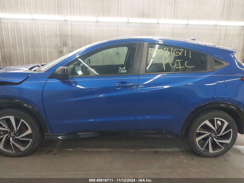 2019 Honda Hr-V Sport VIN: 3CZRU6H10KG719642 Lot: 40816711