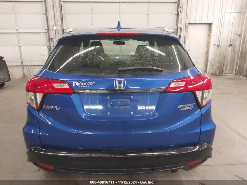 2019 Honda Hr-V Sport VIN: 3CZRU6H10KG719642 Lot: 40816711