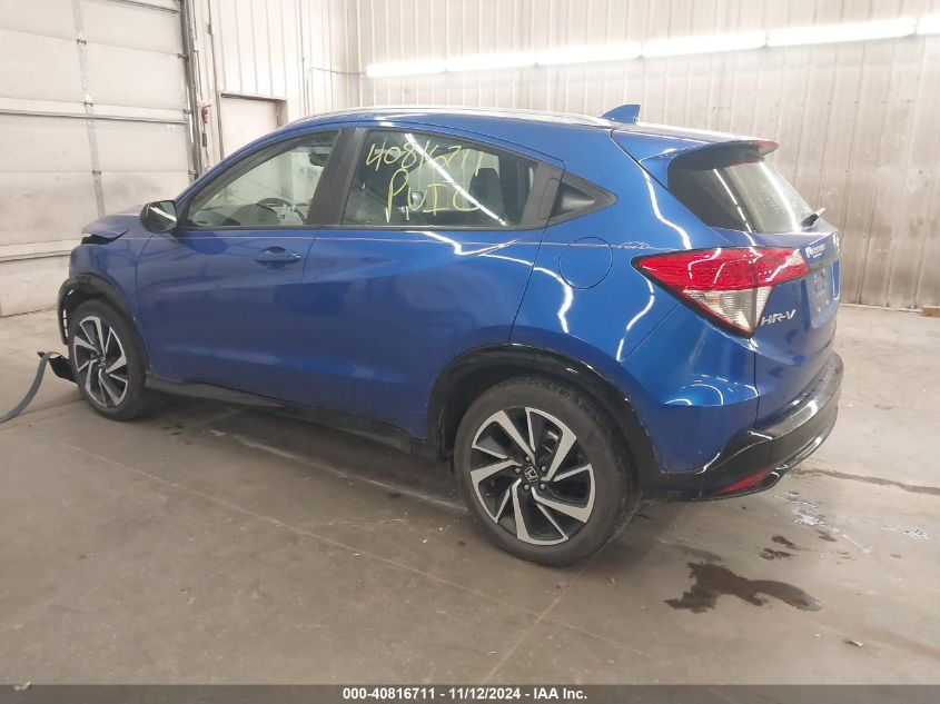 VIN 3CZRU6H10KG719642 2019 HONDA HR-V no.3