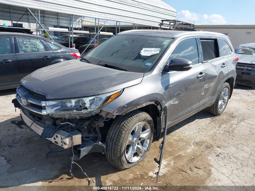 2017 TOYOTA HIGHLANDER VIN: 5TDDGRFH8HS028801