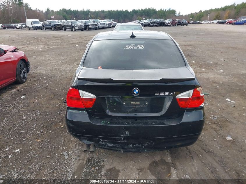 2007 BMW 328Xi VIN: WBAVC93577KX60270 Lot: 40816734