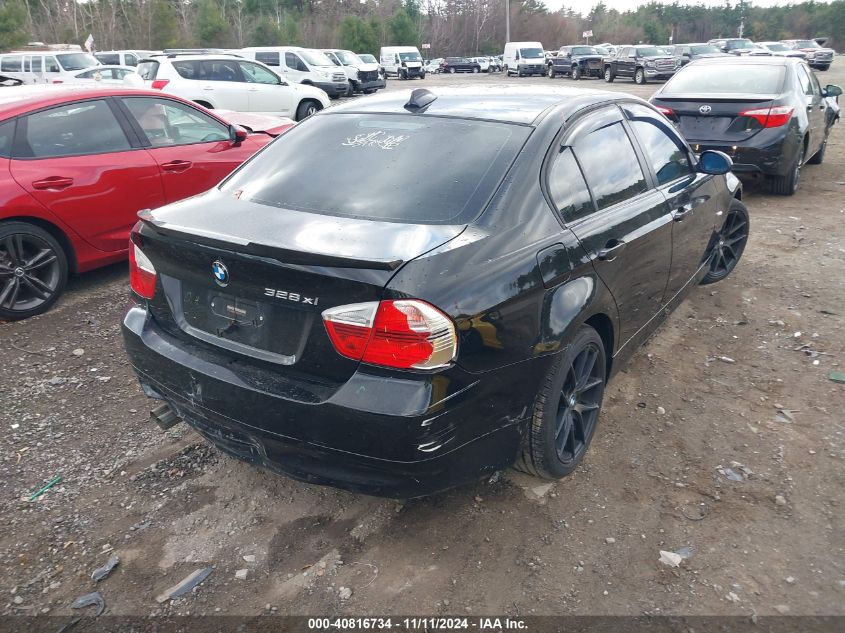 2007 BMW 328Xi VIN: WBAVC93577KX60270 Lot: 40816734