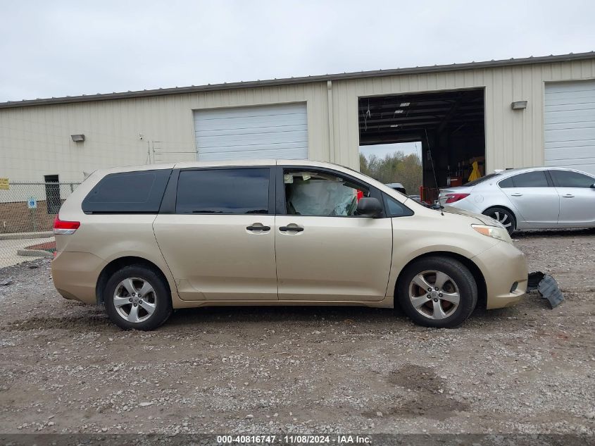 2011 Toyota Sienna VIN: 5TDKA3DCXBS006528 Lot: 40816747