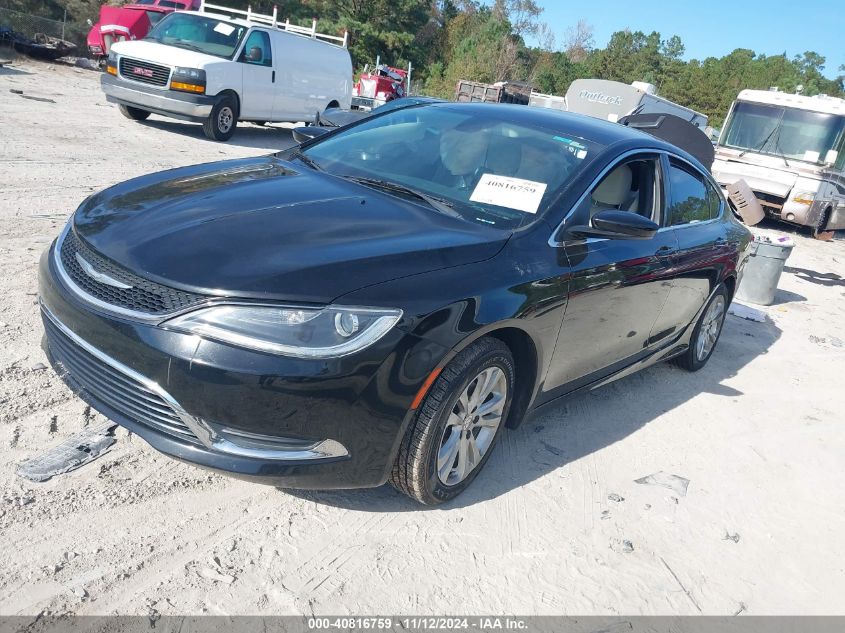 2016 Chrysler 200 Limited Platinum VIN: 1C3CCCAB7GN191620 Lot: 40816759