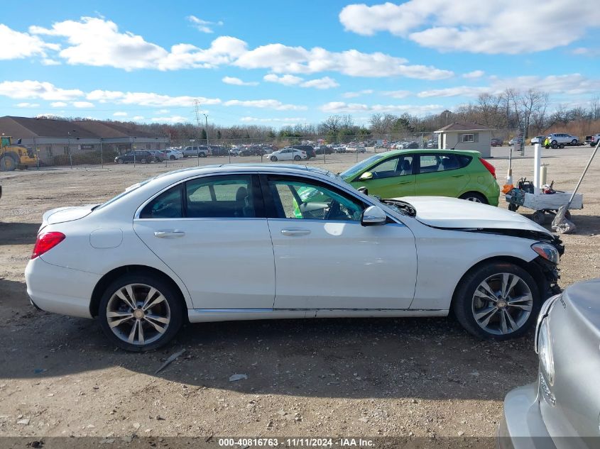 2015 Mercedes-Benz C 300 4Matic/Luxury 4Matic/Sport 4Matic VIN: 55SWF4KB3FU067358 Lot: 40816763