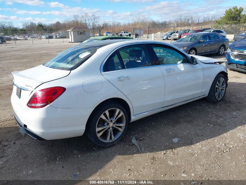 VIN 55SWF4KB3FU067358 2015 Mercedes-Benz C 300, 4Ma... no.4