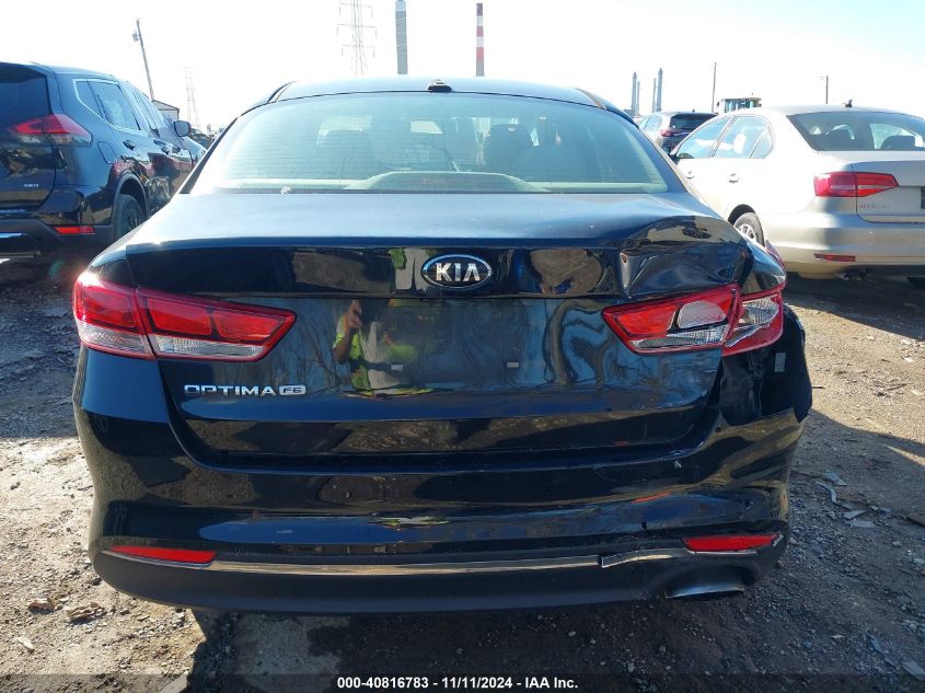 2016 Kia Optima Lx VIN: 5XXGT4L33GG103490 Lot: 40816783