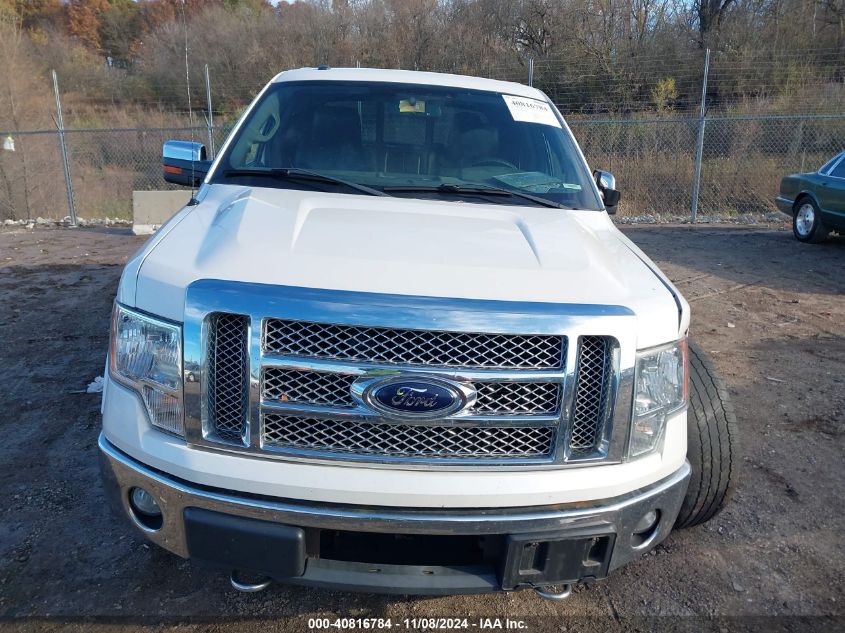 2012 Ford F-150 Lariat VIN: 1FTFW1ET9CFC52106 Lot: 40816784