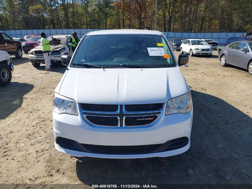 2015 Dodge Grand Caravan Se VIN: 2C4RDGBG4FR563694 Lot: 40816785