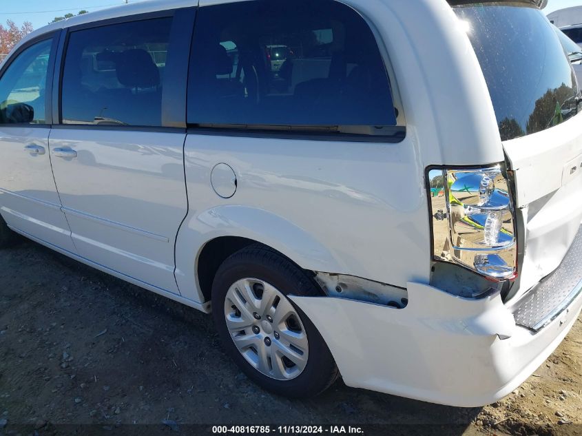 2015 Dodge Grand Caravan Se VIN: 2C4RDGBG4FR563694 Lot: 40816785