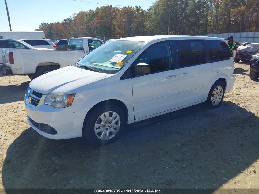 VIN 2C4RDGBG4FR563694 2015 Dodge Grand Caravan, SE no.2