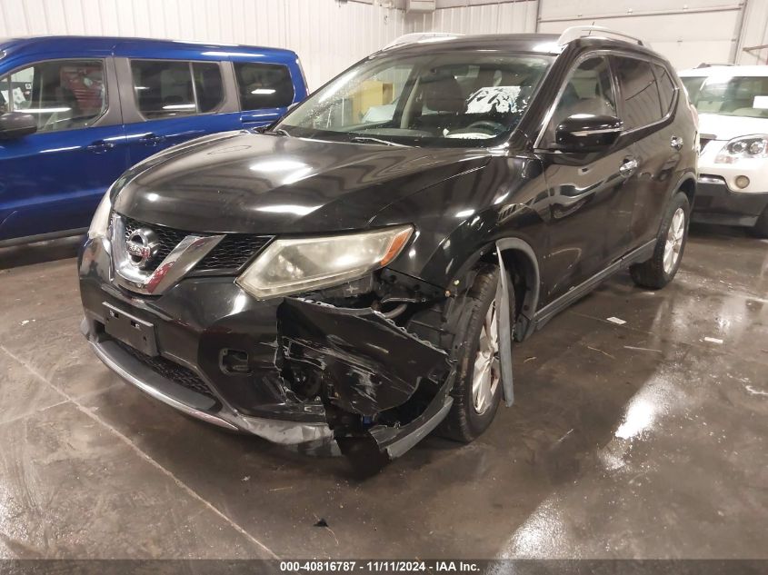 2014 Nissan Rogue Sv VIN: 5N1AT2MT3EC761280 Lot: 40816787