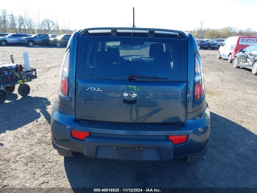 2011 Kia Soul + VIN: KNDJT2A28B7296709 Lot: 40816825