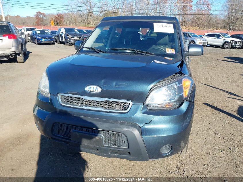 2011 Kia Soul + VIN: KNDJT2A28B7296709 Lot: 40816825