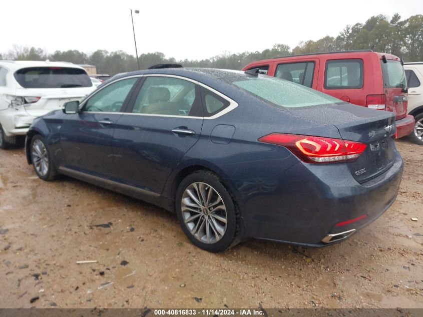 2015 Hyundai Genesis 3.8 VIN: KMHGN4JE5FU082029 Lot: 40816833