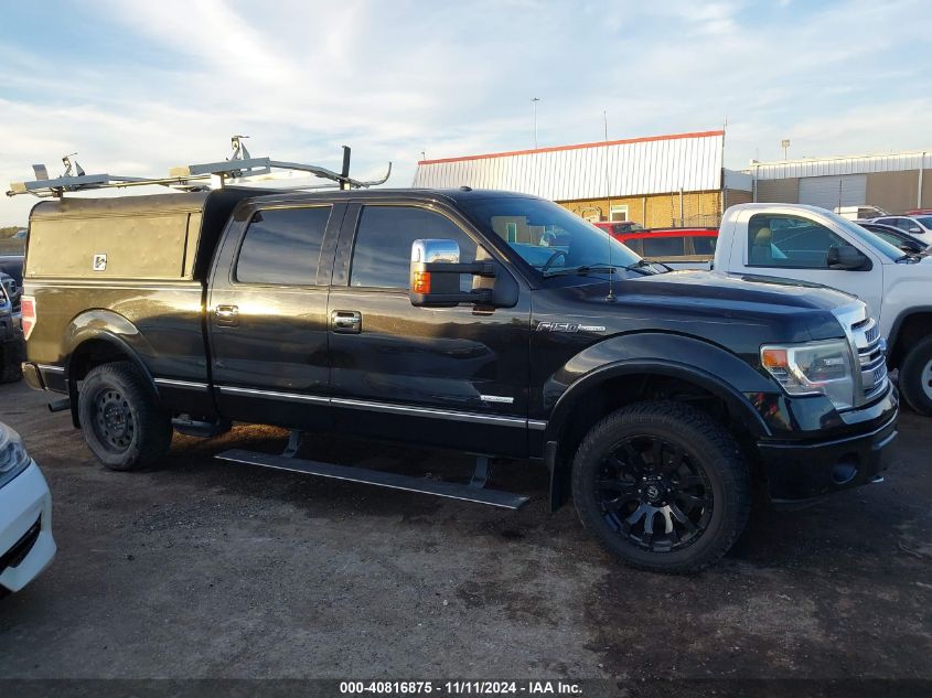 2013 Ford F-150 Platinum VIN: 1FTFW1ET0DFA67296 Lot: 40816875