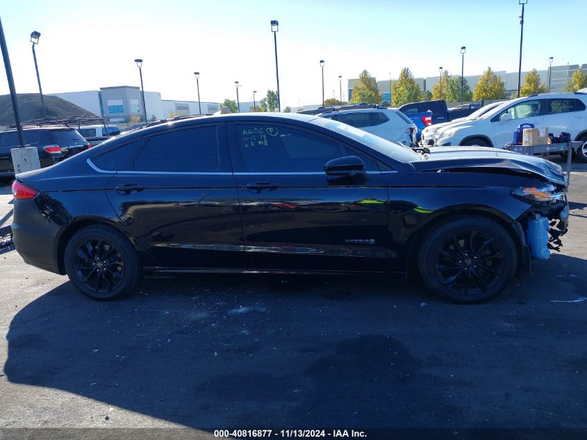 2019 Ford Fusion Hybrid Se VIN: 3FA6P0LU7KR220734 Lot: 40816877