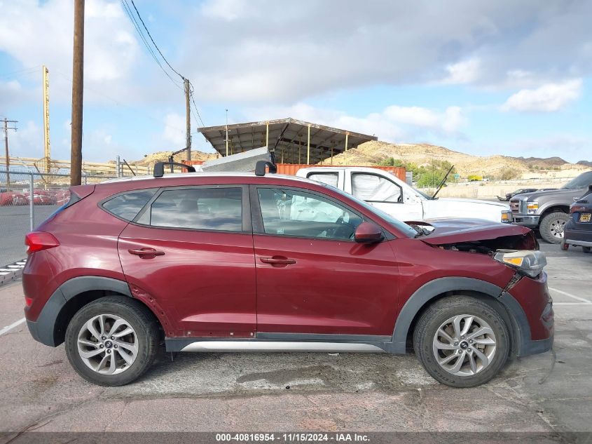 2017 Hyundai Tucson Se VIN: KM8J33A41HU389150 Lot: 40816954