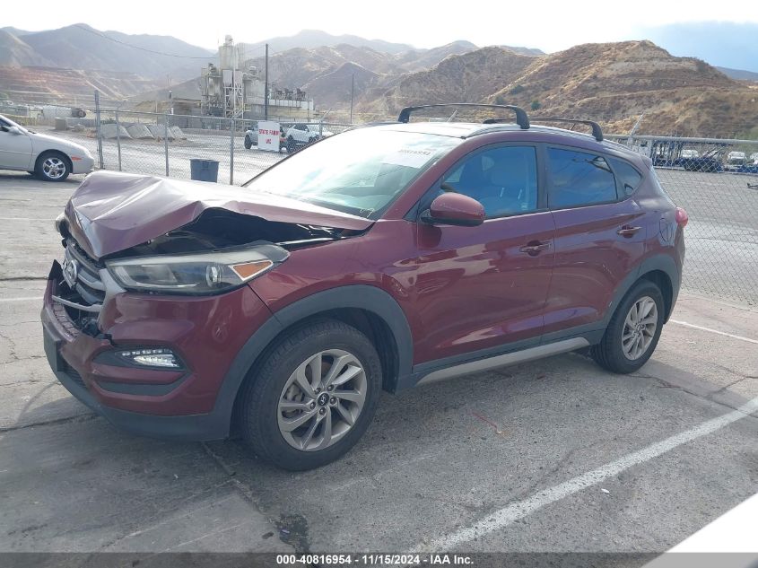 2017 Hyundai Tucson Se VIN: KM8J33A41HU389150 Lot: 40816954