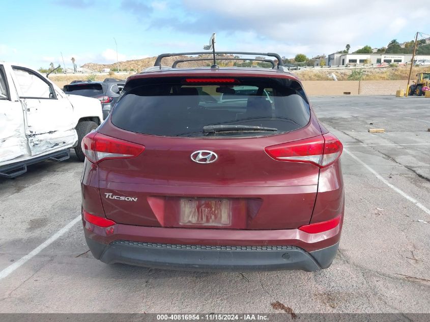 2017 Hyundai Tucson Se VIN: KM8J33A41HU389150 Lot: 40816954