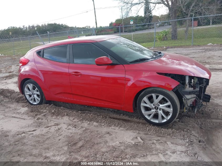 2017 Hyundai Veloster VIN: KMHTC6AD7HU305939 Lot: 40816962