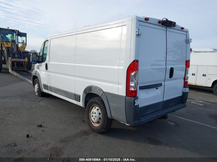 Vin: 3c6trvag1je150310, lot: 41306541, ram promaster 1500 low roof 136 wb 20183