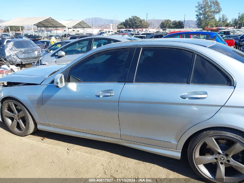 2014 Mercedes-Benz C-Class C 250 Sport/Luxury VIN: WDDGF4HB9EA965425 Lot: 40817027