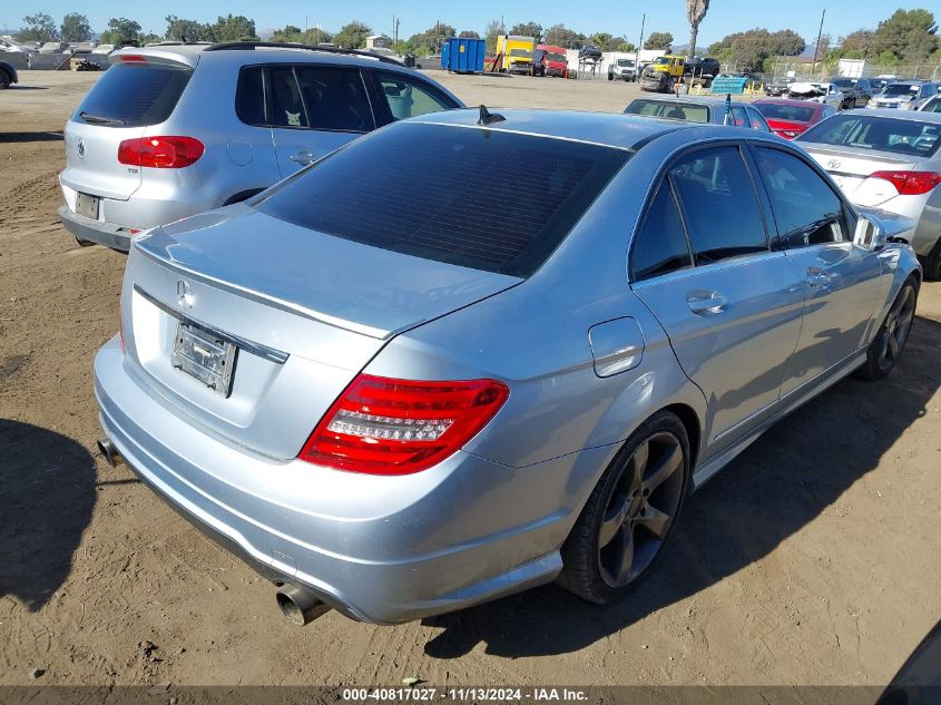 VIN WDDGF4HB9EA965425 2014 MERCEDES-BENZ C-CLASS no.4