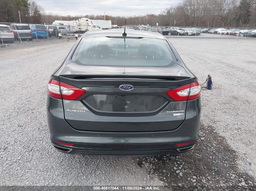 2015 Ford Fusion Titanium VIN: 3FA6P0D96FR175561 Lot: 40817044