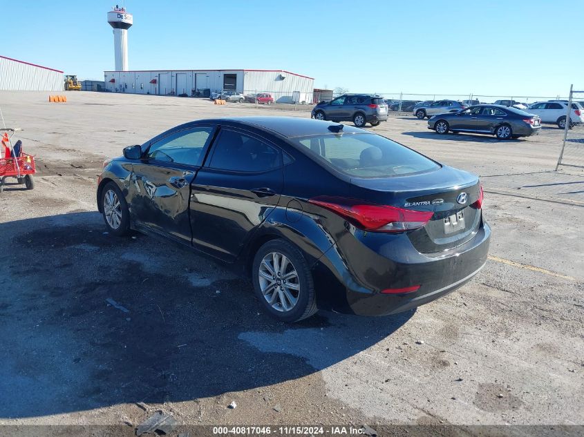 2016 Hyundai Elantra Se VIN: 5NPDH4AE0GH786455 Lot: 40817046