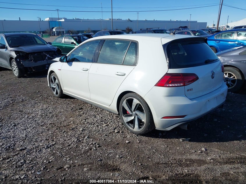 2020 VOLKSWAGEN GOLF GTI 2.0T AUTOBAHN/2.0T S/2.0T SE - 3VW6T7AU4LM012792