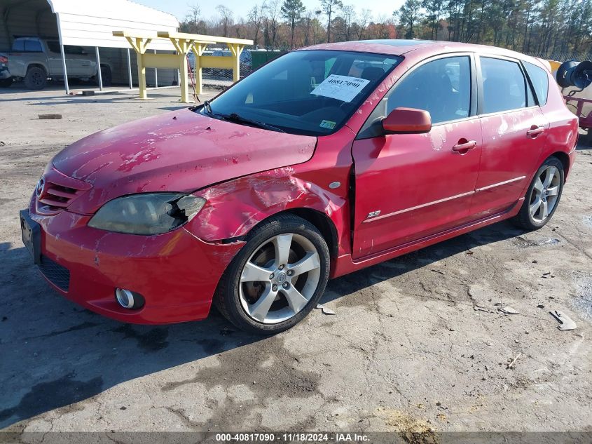 2005 Mazda Mazda3 S VIN: JM1BK343251343581 Lot: 40817090