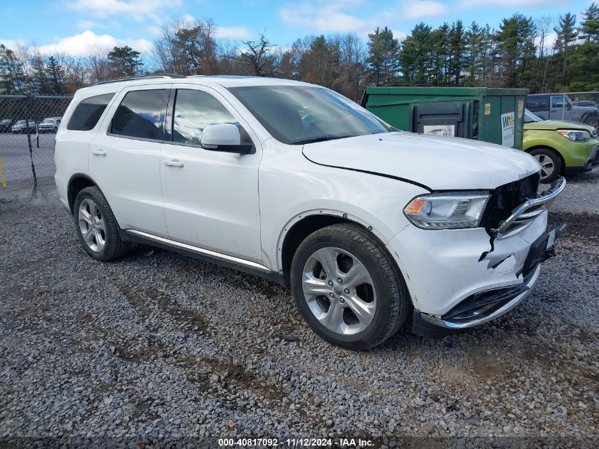 2014 Dodge Durango Limited VIN: 1C4RDJDG0EC520441 Lot: 40817092