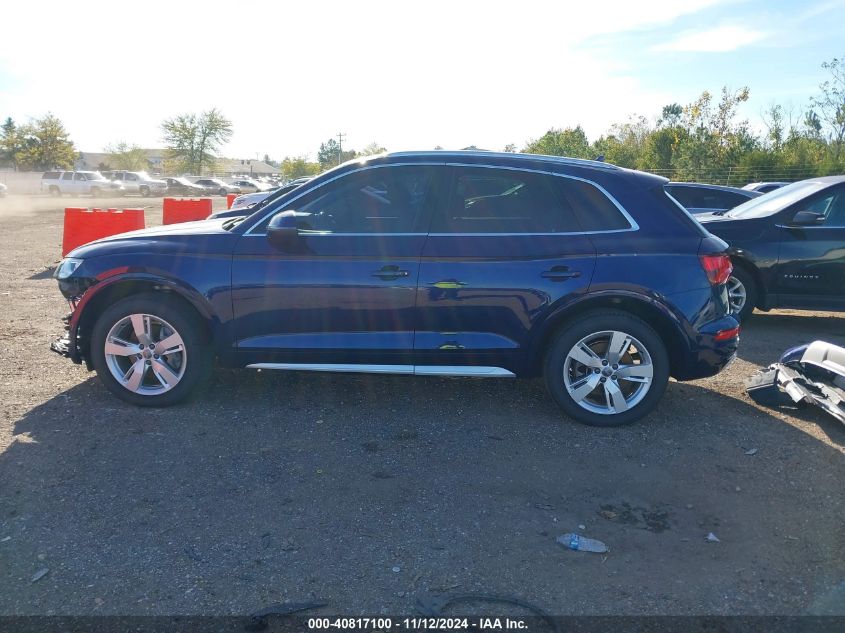 2018 Audi Q5 2.0T Premium/2.0T Tech Premium VIN: WA1BNAFY5J2231067 Lot: 40817100