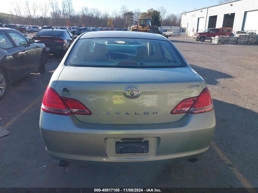 2006 Toyota Avalon Limited VIN: 4T1BK36BX6U092423 Lot: 40817105