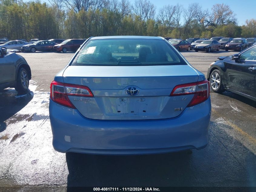 2012 Toyota Camry Hybrid Le VIN: 4T1BD1FK9CU046110 Lot: 40817111