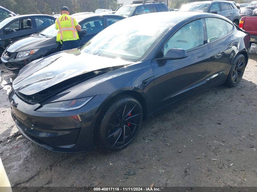 VIN 5YJ3E1ET7RF841447 2024 Tesla Model 3, Performance no.2