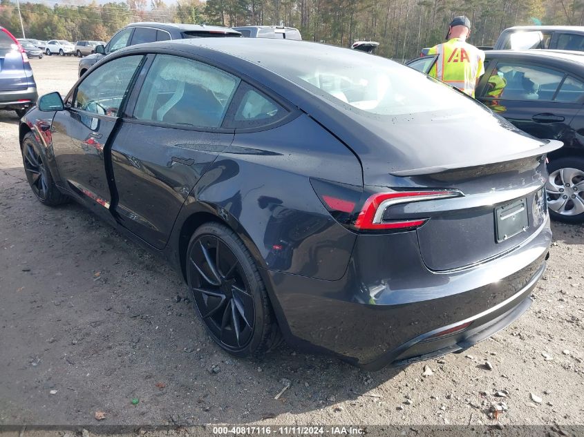 VIN 5YJ3E1ET7RF841447 2024 Tesla Model 3, Performance no.3