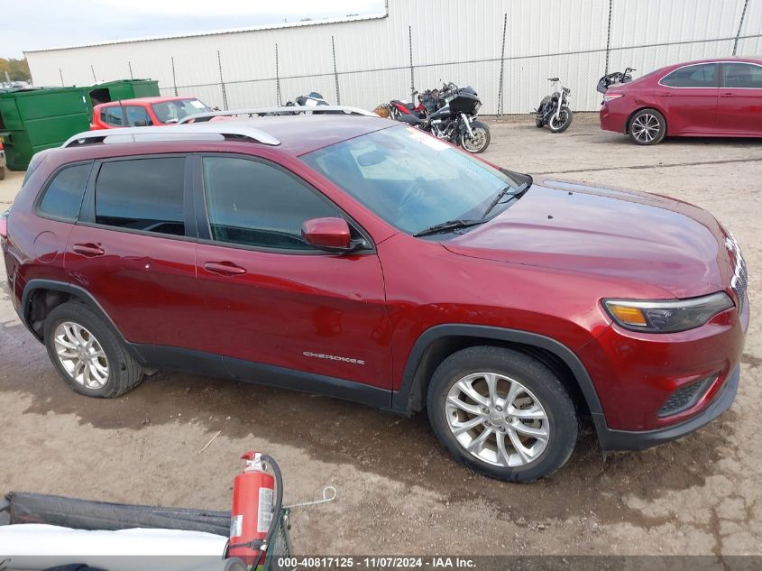 2021 Jeep Cherokee Latitude Fwd VIN: 1C4PJLCB6MD116232 Lot: 40817125