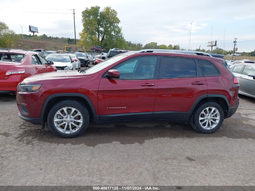 2021 Jeep Cherokee Latitude Fwd VIN: 1C4PJLCB6MD116232 Lot: 40817125